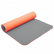 Коврик для фитнеса и йоги SP-Planeta FI-3046 183x61x0,6см Оранжевый-серый
