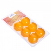 Набор мячей для настольного тенниса LEGEND SPORT MT-4506 6шт желтый
