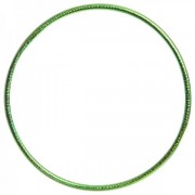 Обрyч цельный гимнастичeский пластиковый Record FI-3375-65 Зеленый