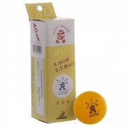 Набор мячей для настольного тенниса GIANT DRAGON TECHNICAL 3 MT-6551 3шт желтый