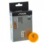 Набор мячей для настольного тенниса STIGA CUP 40+ SGA-1110-25 6шт желтый