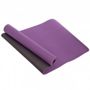 Коврик для фитнеса и йоги SP-Planeta FI-3046 183x61x0,6см Фиолетовый-черный