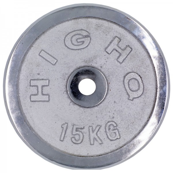 Блины (диски) хромированные Zelart HIGHQ SPORT TA-1455-15 30мм 15кг