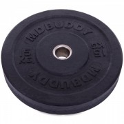 Блін (диск) бамперний для кросфіту Zelart Bumper Plates TA-2676-15 51мм 15кг чорний