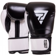 Перчатки боксерские BO-3781 8-14 унций Черный-белый