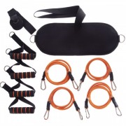 Тренировочная система с креплением на пояс Zelart SP-Sport 8025 черный-оранжевый