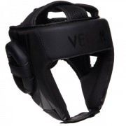 Шлем боксерский открытый кожаный VENUM CHALLENGER (VN03172) Черный