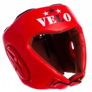 Шлем боксерский профессиональный кожаный AIBA VELO (3080) XL Красный