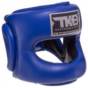 Шлем боксерский с бампером кожаный TOP KING Pro Training (TKHGPT-OC) M Синий