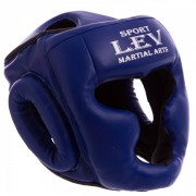 Шолом боксерський із повним захистом LEV (LV-4294) М Синій
