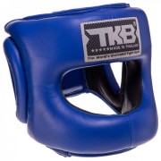 Шлем боксерский с бампером кожаный TOP KING Pro Training (TKHGPT-CC) L Синий