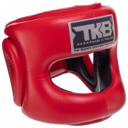 Шлем боксерский с бампером кожаный TOP KING Pro Training (TKHGPT-OC) L Красный