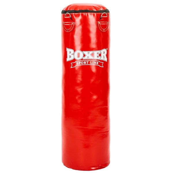 Мешок боксерский Цилиндр BOXER (1003-03) Высота 100см  Красный
