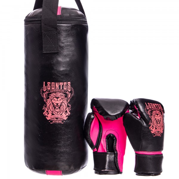 Боксерський набір дитячий LEV (LV-4686) Чорно-рожевий