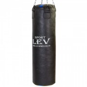 Мішок боксерський Циліндр LEV (LV-2804) Висота 100см Чорний