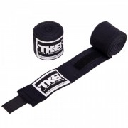Бинты боксерские хлопок с эластаном TOP KING Hand Wraps (TKHWR-01) 4м Черный