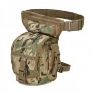 Тактическая сумка на пояс/бедро военная боевая барсетка Зеленый камуфляж