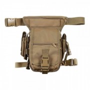 Тактическая сумка на пояс/бедро военная боевая барсетка Койот