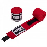Бинты боксерские хлопок с эластаном TOP KING Hand Wraps (TKHWR-01) 4м Красный
