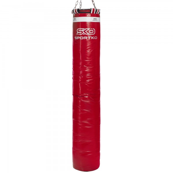 Мешок боксерский Цилиндр  SPORTKO (MP-4090) Высота 180см Красный