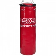 Мешок боксерский Цилиндр SPORTKO (MP-22) Высота 110см Красный