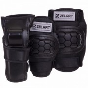 Комплект защиты Zelart SK-2378 S чёрный