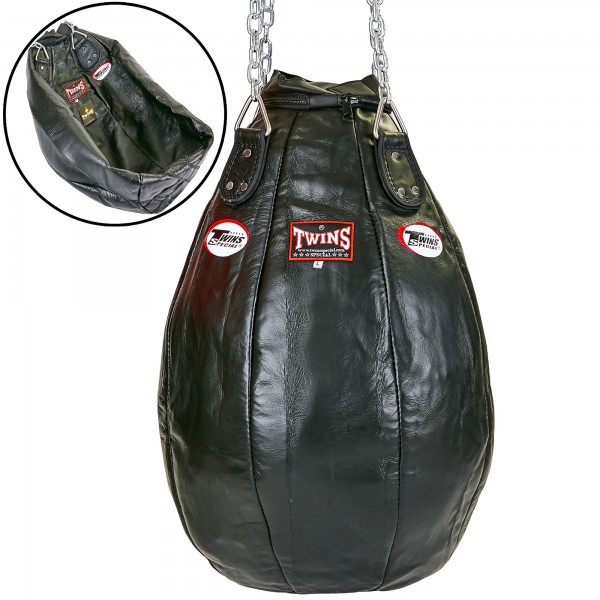 Чохол боксерського мішка Каплевидний TWINS (PPL-M) Висота 75 см Чорний