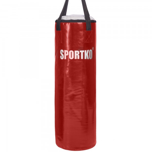 Мешок боксерский Цилиндр SPORTKO (MP-3) Высота 85см Красный