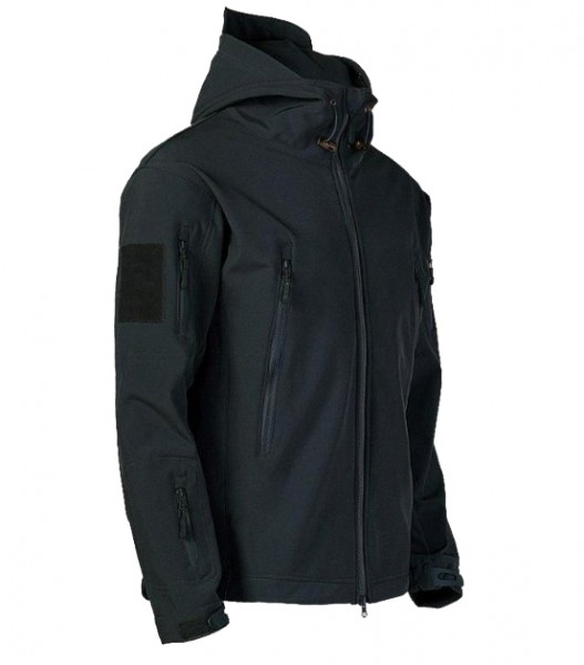 Тактична куртка Softshell Esdy Shark Skin р-р XL Чорний