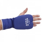 Перчатки для каратэ удлиненные VELO (ULI-10019) размер L синий