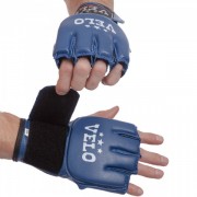Рукавички для змішаних єдиноборств MMA шкіряні VELO (ULI-4024) XL Синій