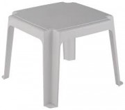 Столик под шезлонг  Irak Plastik 45х45 см белый