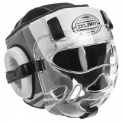Шлем для единоборств ZELART (BO-1360) ХL Черный-белый