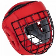 Шлем для единоборств Zelart (VL-3150) XL Красный