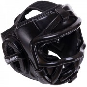 Шлем для единоборств со съемным защитным забралом ZELART (BO-0270) M Черный