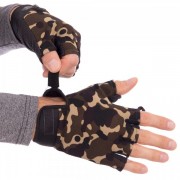 Перчатки для охоты и рыбалки с открытыми пальцами 5.11 SP-Sport (BC-4379) XL камуфляж