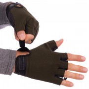 Перчатки для охоты и рыбалки с открытыми пальцами 5.11 SP-Sport (BC-4379) XL оливковый