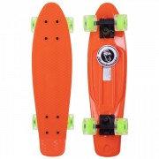 Скейтборд Пенни Zelart SK-405-3 оранжевый-черный-зеленый
