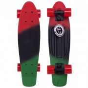 Скейтборд Пенни Zelart SK-402-12 красный-черный-зеленый