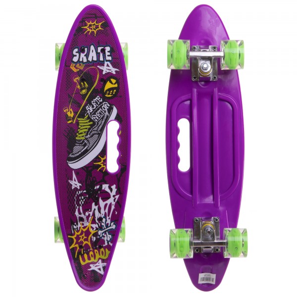 Скейтборд круизер Zelart  SK-2306-2 фиолетовый