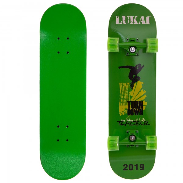 Скейтборд Zelart SK-1245-2 зеленый
