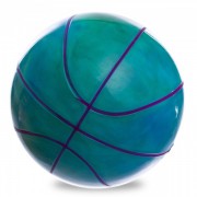 Мяч виниловый Баскетбольный Zelart BA-1910 синий 4