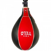 Груша боксерська пневматична VELO (ULI-8004) 28x17см чорний-червоний