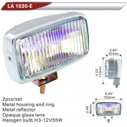 Фара додаткова  DLAA 1030E-RY хром/H3-12V-55W/163*88mm (LA 1030E-RY)