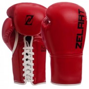 Перчатки боксерские Zelart ( BO-1348) 12 унций Красный