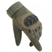 Тактические перчатки с костяшками Oakley (Replica) р-р M зеленый