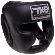 Шлем боксерский в мексиканском стиле кожаный TOP KING Full Coverage (TKHGFC-EV) M Черный