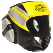 Шлем боксерский открытый ZELART (BO-1336) M Желтый-черный