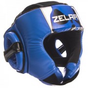 Шлем боксерский открытый ZELART (BO-1316) XL Черный-синий
