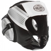 Шлем боксерский открытый ZELART (BO-1336) L Черный-белый